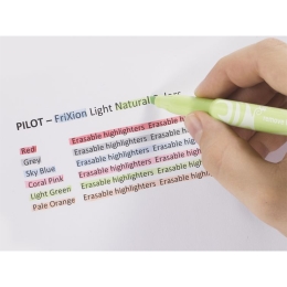 Highlighter PILOT Frixion Light Natural Colors - set of 6 pcs (1)