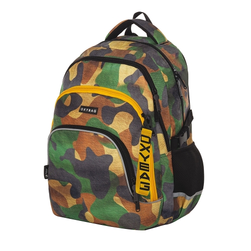 Student backpack OXY SCOOLER - Camo