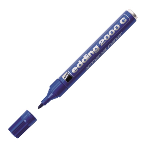 Permanent marker Edding 2000C blue