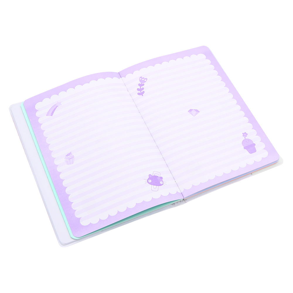 Poznámkový blok /Diár A5 /80 listov Kozmonaut, mäkká PU obálka (mix 4 dizajnov)