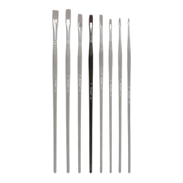 Flat brush MILAN no. 8 - 822 with ergonomic handle (1)