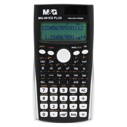 Kalkulačka vedecká M&G MG-991ES-PLUS 417 funkcií (12 znakov, 2 riadky) Kalkulačka vedecká M&G MG-991ES-PLUS 417 funkcií (12 znakov, 2 riadky)