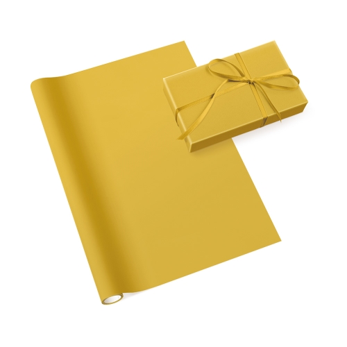 Gift paper 70 x 200 cm - gold (1)