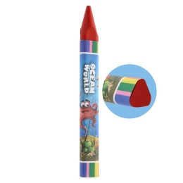 Wax crayons JUMBO 12 pcs Ocean World (2)