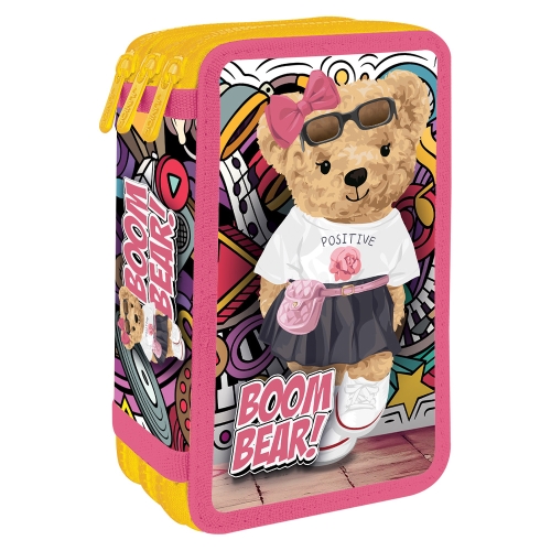 Pencil case empty - 3 bunk JUNIOR S9 Boom Bear