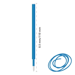 M&G eraser refill tip 0.5 mm (set of 3 pcs) blue refill (1)
