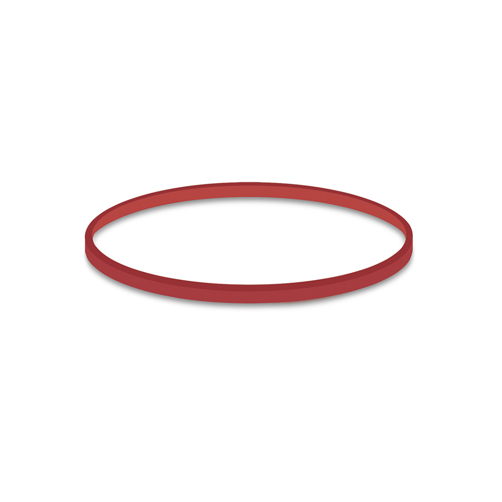 Gumičky červené slabé (1 mm, O 6 cm) [50 g]