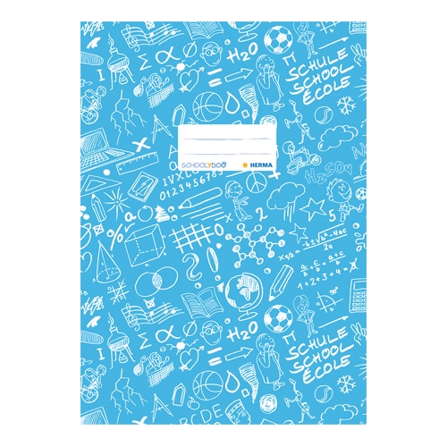 Schooldoo notebook cover A4 blue / 1pc