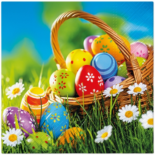 Napkins TaT 33x33cm Easter Picnic
