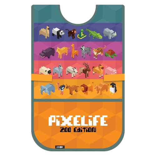 Art Apron/Poncho JUNIOR S8 - Pixelife Zoo Edition