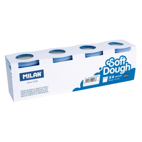 Plastelína MILAN Soft Dough biela 116g /1ks