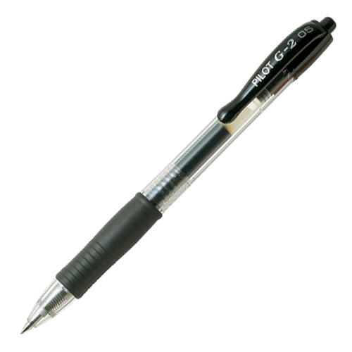 Roller gélový PILOT "G-2" čierny 0,5 mm