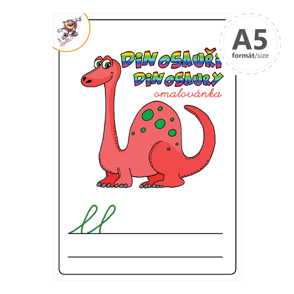 Omaľovanka A5 - Dinosaury