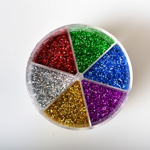 Dekoračný glitter Star light shaker, 6 farieb, 60g