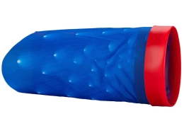 Gametime 2asstd color (blue,pink) 20cm plastic air tube rocket on TOC (1)