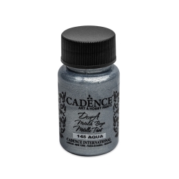 Acrylic paint Cadence D. Metallic, dark silver, 50 ml