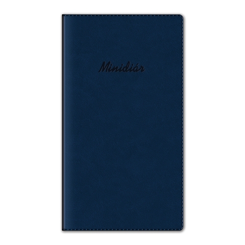 Diary Mini 2027 weekly PVC - blue