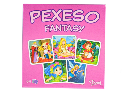 64pcs of paper Fantasy memory game in PBX