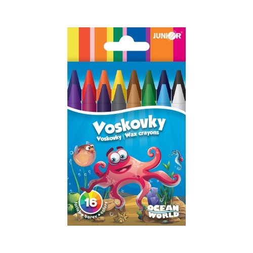 Wax crayons 16 pcs Ocean World