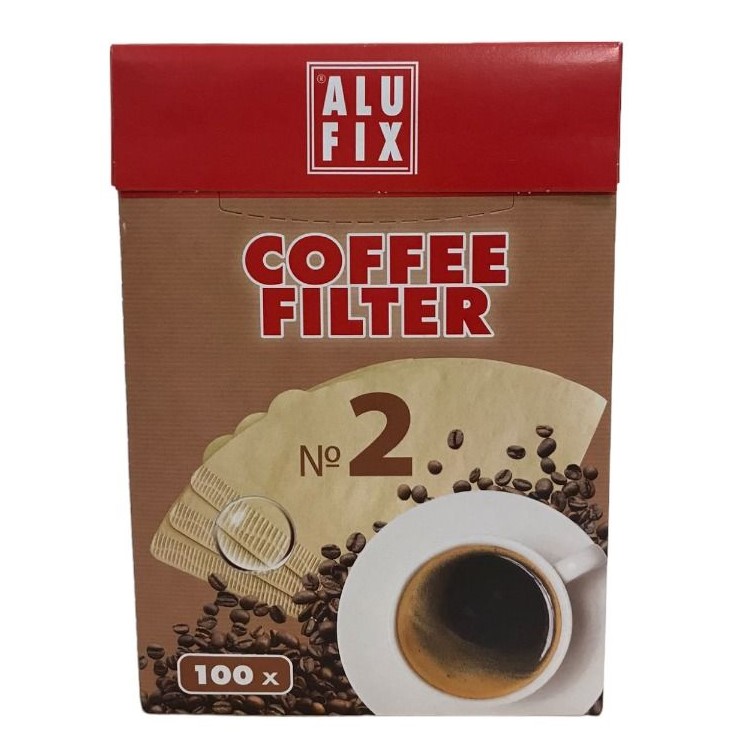 Filtre na kávu veľkosť 2 (100 ks) nebielené