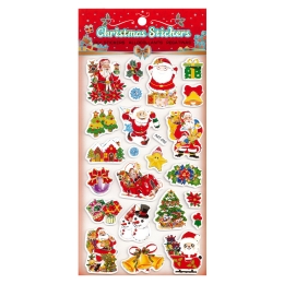 Christmas stickers 14.5 x 30 cm, foam (mix of designs) (5)