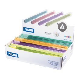 Triangular ruler MILAN New look 15 cm (1)