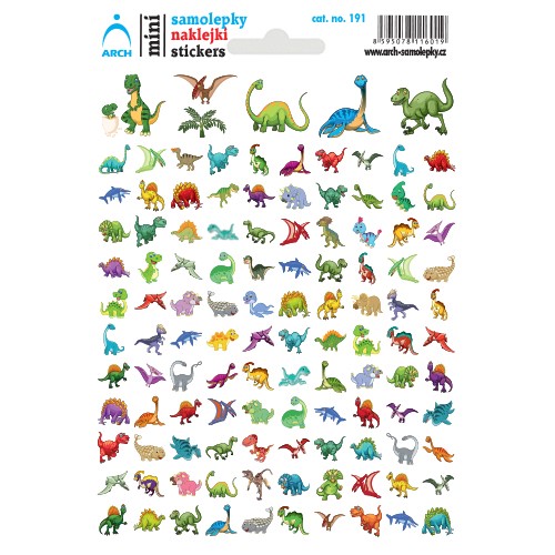 Samolepky Dinosauri