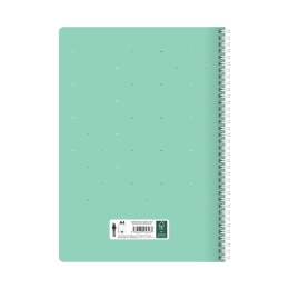 Spiral Notebook with lines,  Soft touch A4/80 sheets (1)