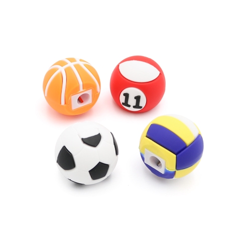 Pencil sharpener - ball (mix of 4 designs) (2)