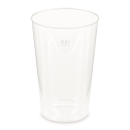 Returnable cup (PP) reusable extra-strong O93mm 0.5L [12 pcs]