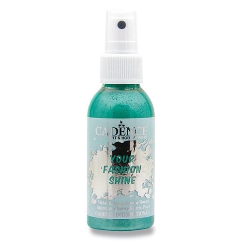 Perleťový sprej CADENCE na tm. textil,smarag.100ml