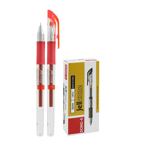 Gel pen DONG-A JellZone 0.5mm/red