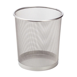 Drôtený kôš na odpadky, strieborný 7,8 l (24782)