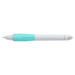 Schneider Base Ball light grey-turquoise - blue refill (1)