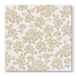 Obrúsky PAW AIRLAID L 40x40cm Subtle Roses Gold