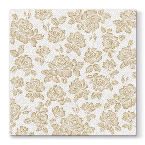 Obrúsky PAW AIRLAID L 40x40cm Subtle Roses Gold