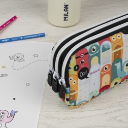 3-zip pencil cases Aliens special series (1)