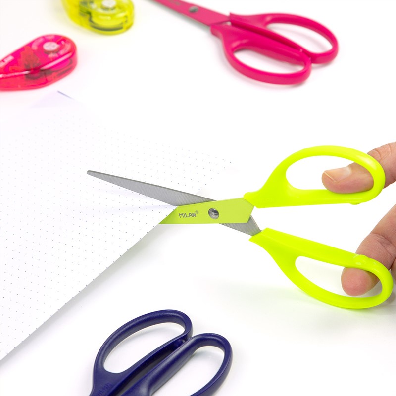 MILAN office scissors Acid Edition pink - blister (2)