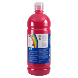 Bottle of 1000ml magenta poster colour