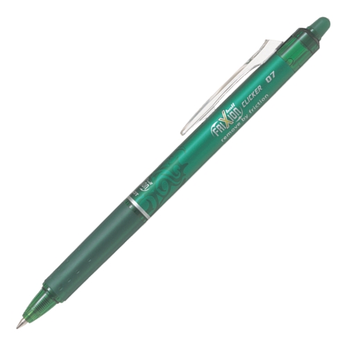 PILOT Frixion Ball Clicker 0,7 mm, zelený