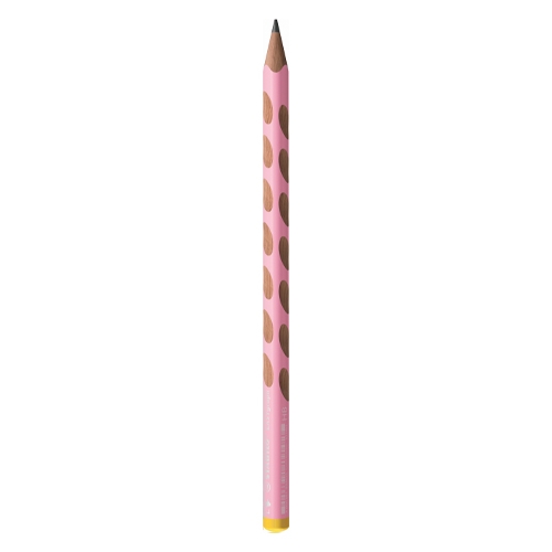 STABILO EASYgraph graphite pencil for left-handed people, pastel pink