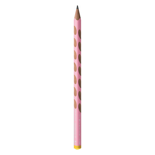 Ceruzka grafitová STABILO EASY pre ľavákov, pastelovo ružová