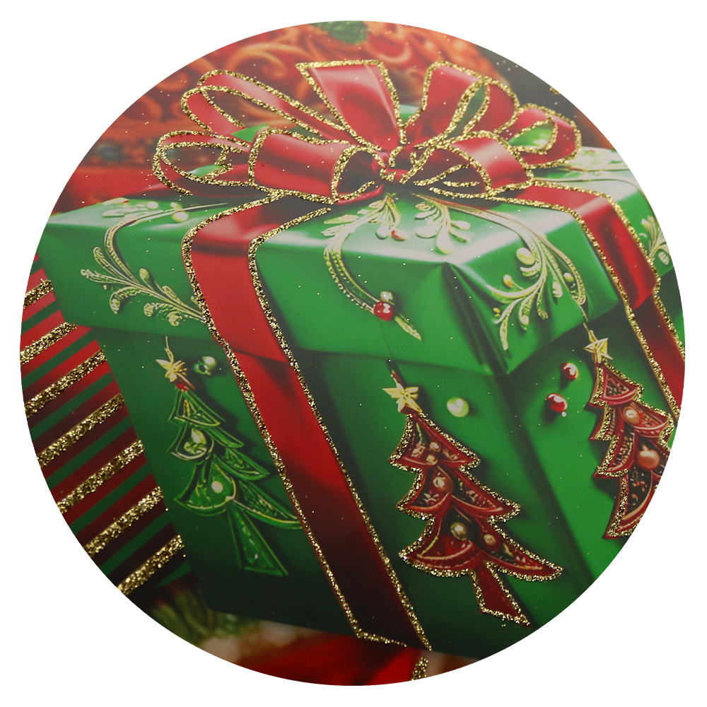 Darčeková taška vianočná 14,5x15x6 cm (mix 4 dizajnov - /cena za 1 ks)