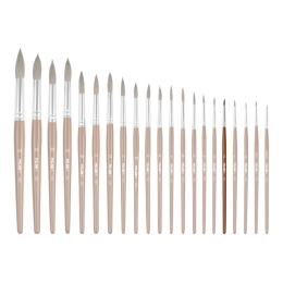 Pony hair brush round Nr.2, 101 MILAN (1)