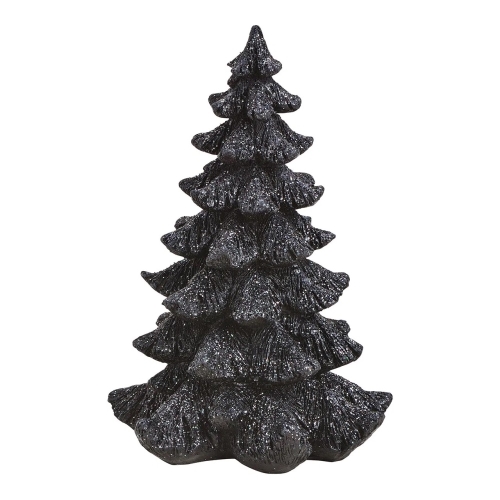 Christmas tree 25 cm, black (1)