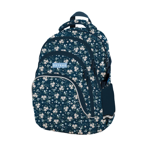 Student backpack OXY SCOOLER - Flowers