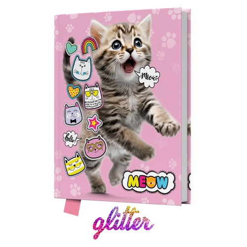 Memorial JUNIOR 14x18 cm, 80 sheets, clear - Meow