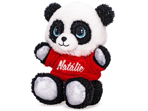 17cm plush panda w/T-shirt w/print 0m+