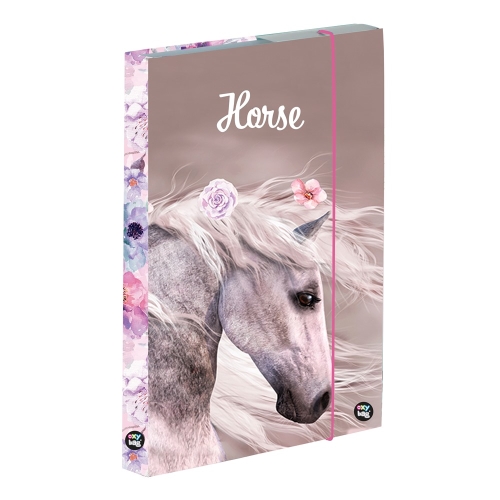 Box for notebooks A4 Jumbo horse romantic