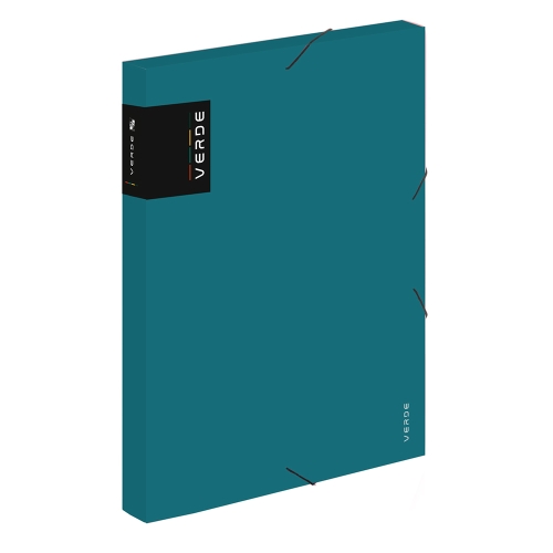 PP box with rubber A4 VERDE milano